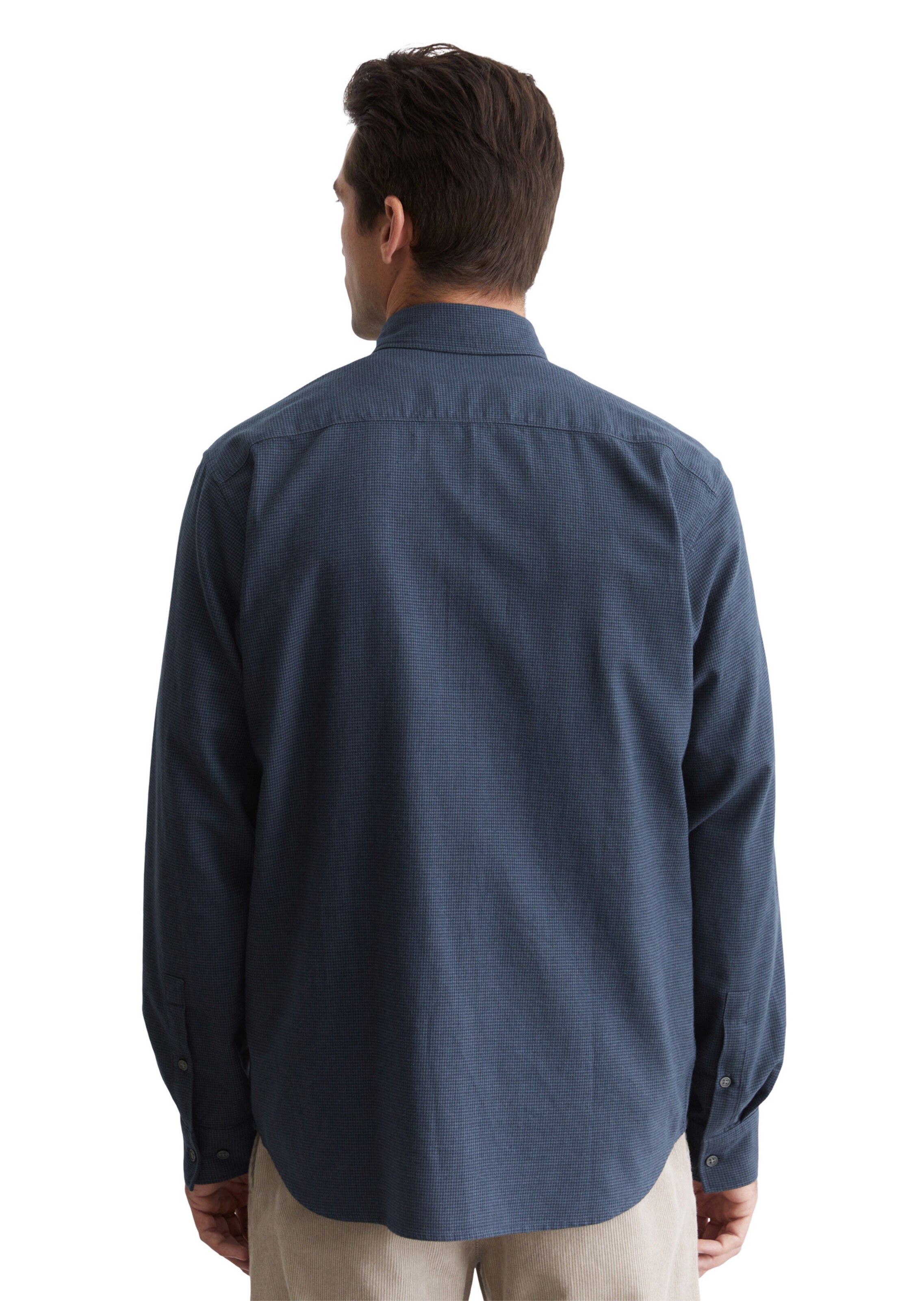 Marc O'Polo Regular fit Overhemd in Blauw