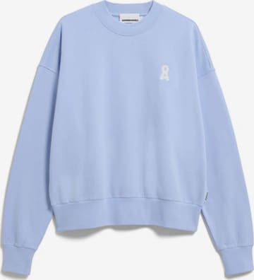 Sweat-shirt 'ICONIC Å ALIZAA' ARMEDANGELS en bleu : devant