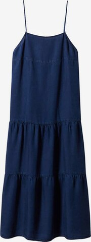 MANGO Letnia sukienka 'Mykonos' w kolorze niebieski: przód