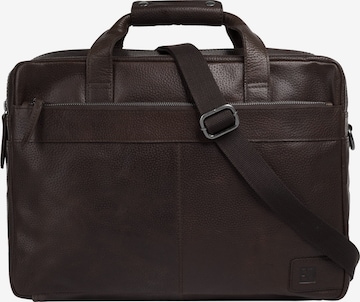 BODENSCHATZ Briefcase in Brown: front