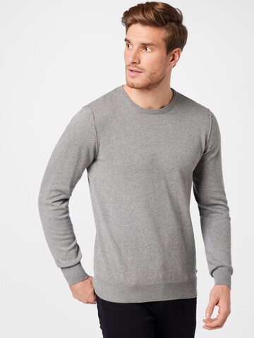 BLEND Sweater in Grey: front