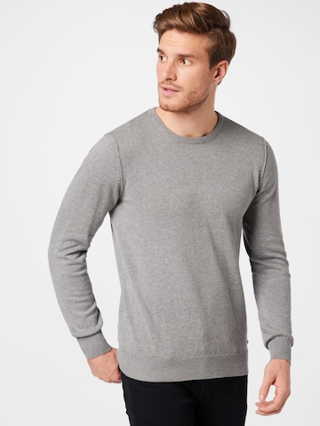 BLEND Sweater in Grey: front