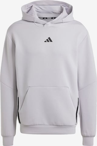 ADIDAS PERFORMANCE Sports sweatshirt 'Designed for Training' in Grey: front
