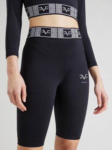 19V69 ITALIA Skinny Sportbroek 'ALEXA' in Zwart