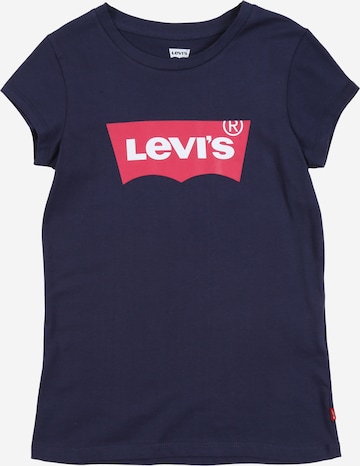 Levi's Kids Shirt 'Batwing' in Blauw: voorkant