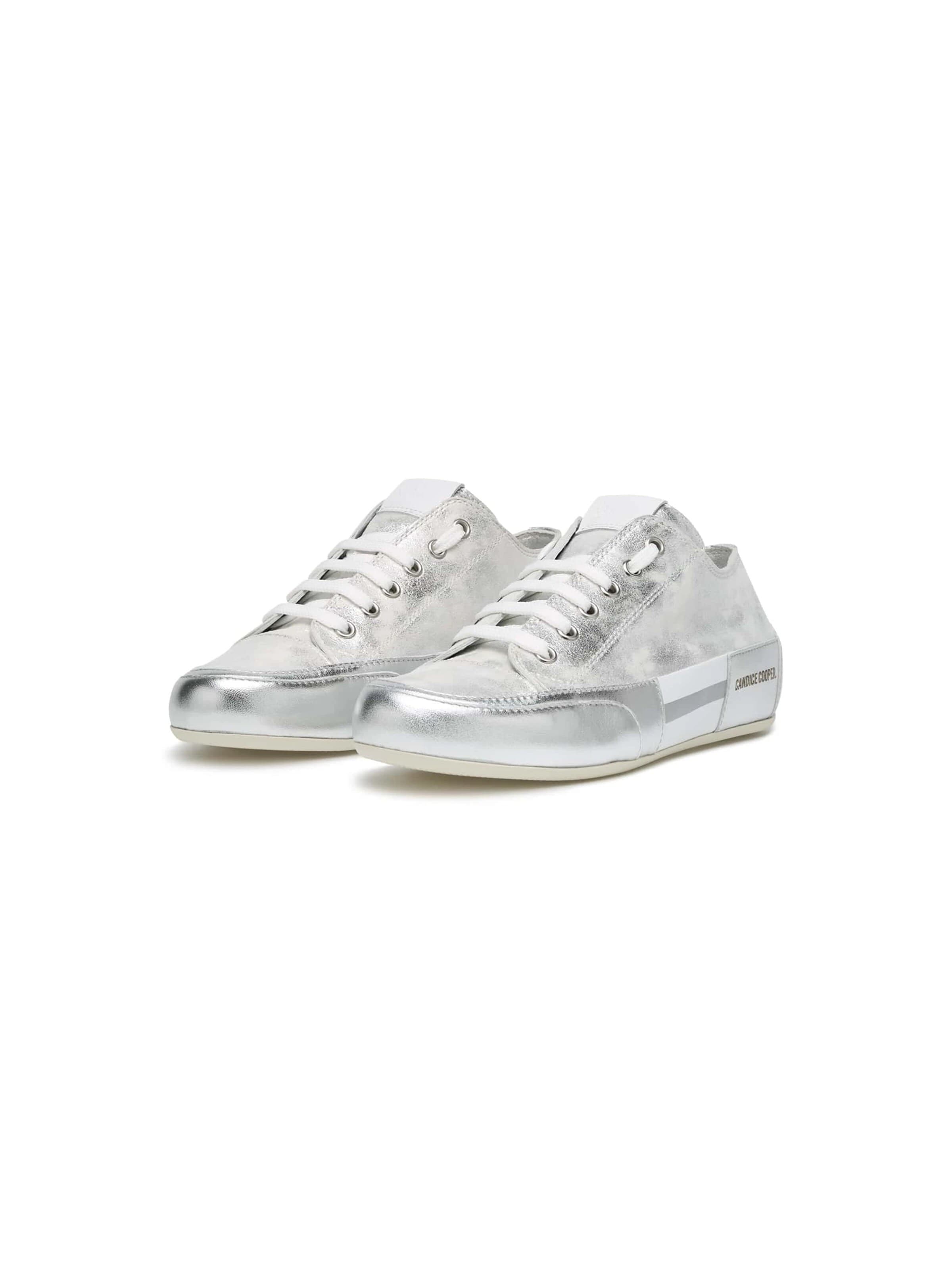 Candice Cooper Lace-up shoe 'ROCK PATCH S' in Silver