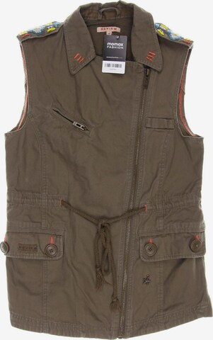 Review Vest in M in Brown: front