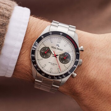 Mats Meier Analog Watch in Silver: front