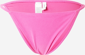 Slip costum de baie 'Cheeky' de la Calvin Klein Swimwear pe roz: față