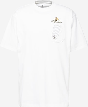 CONVERSE Shirt 'NOVELTY' in White: front