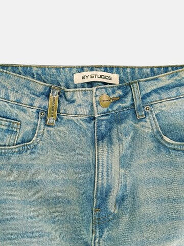 2Y Studios Regular Jeans 'Arun Open Hem' in Blue