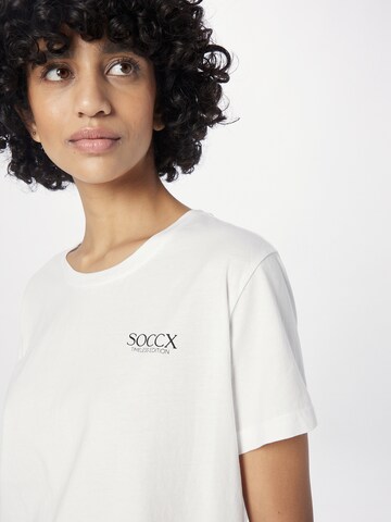 Soccx T-shirt i vit