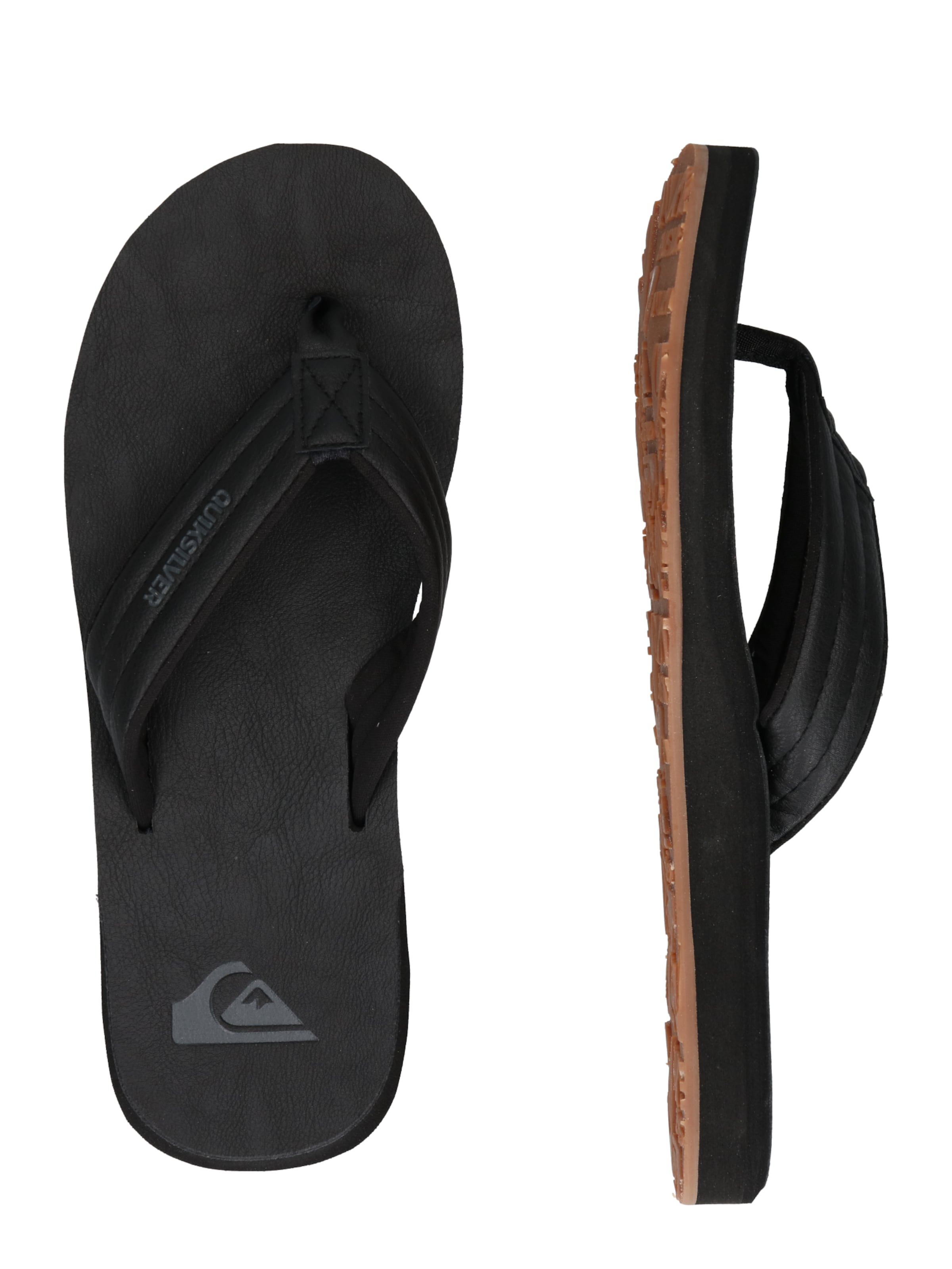 QUIKSILVER Σαγιονάρες διχαλωτές 'Carver' σε μαύρο