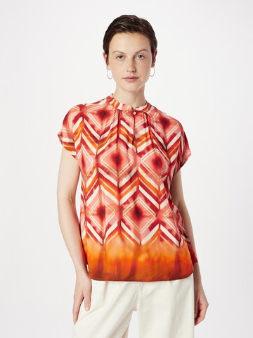 Emily Van Den Bergh Blouse in Rood: voorkant