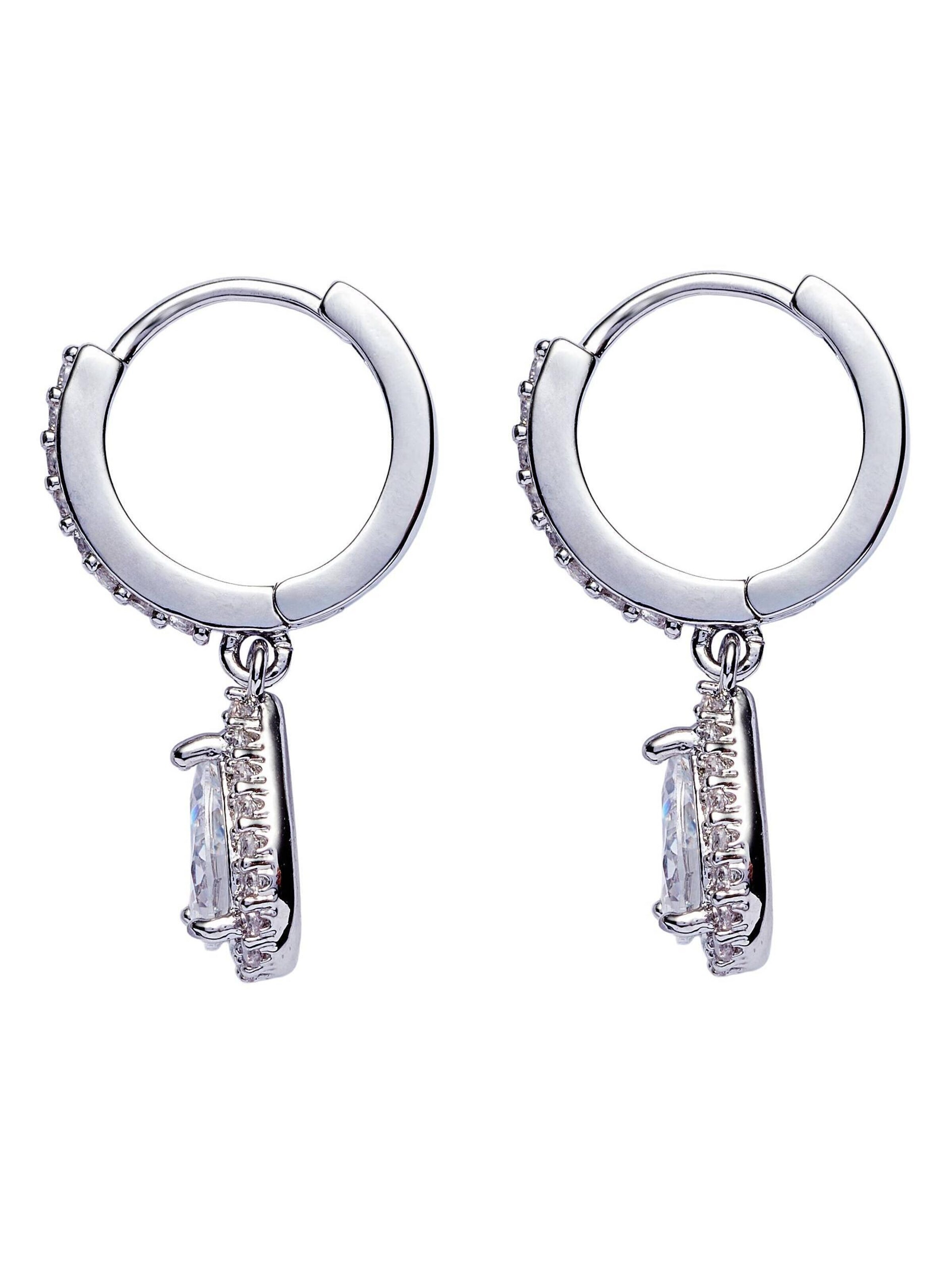 U.S. POLO ASSN. Oorbellen 'MARIAH' in Zilver