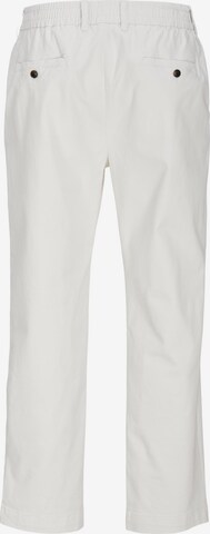 JACK & JONES Широка кройка Панталон с набор 'KARL LAWRENCE' в бяло