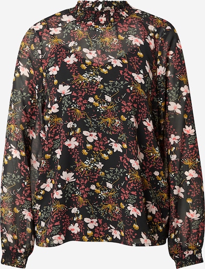 ONLY Bluse 'STAR' in senf / grün / rosa / pitaya / schwarz, Produktansicht