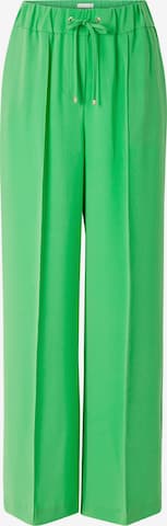 Rich & Royal Pleated Pants in Green: front