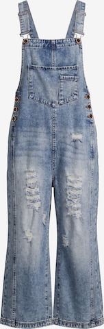 Salopette en jean IZIA en bleu : devant