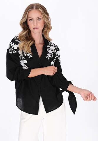 DreiMaster Vintage - Blusa em preto: frente