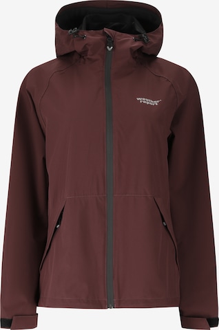 Weather Report Regenjacke 'Gust' in Rot: Vorderseite