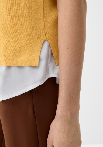 Pull-over s.Oliver en jaune