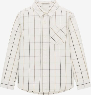 TOM TAILOR Button Up Shirt in White: front