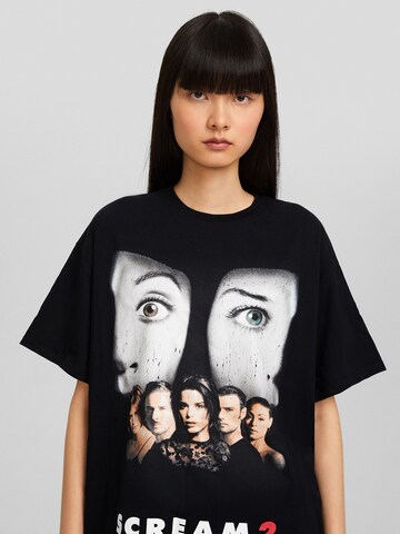 T-shirt Bershka en noir