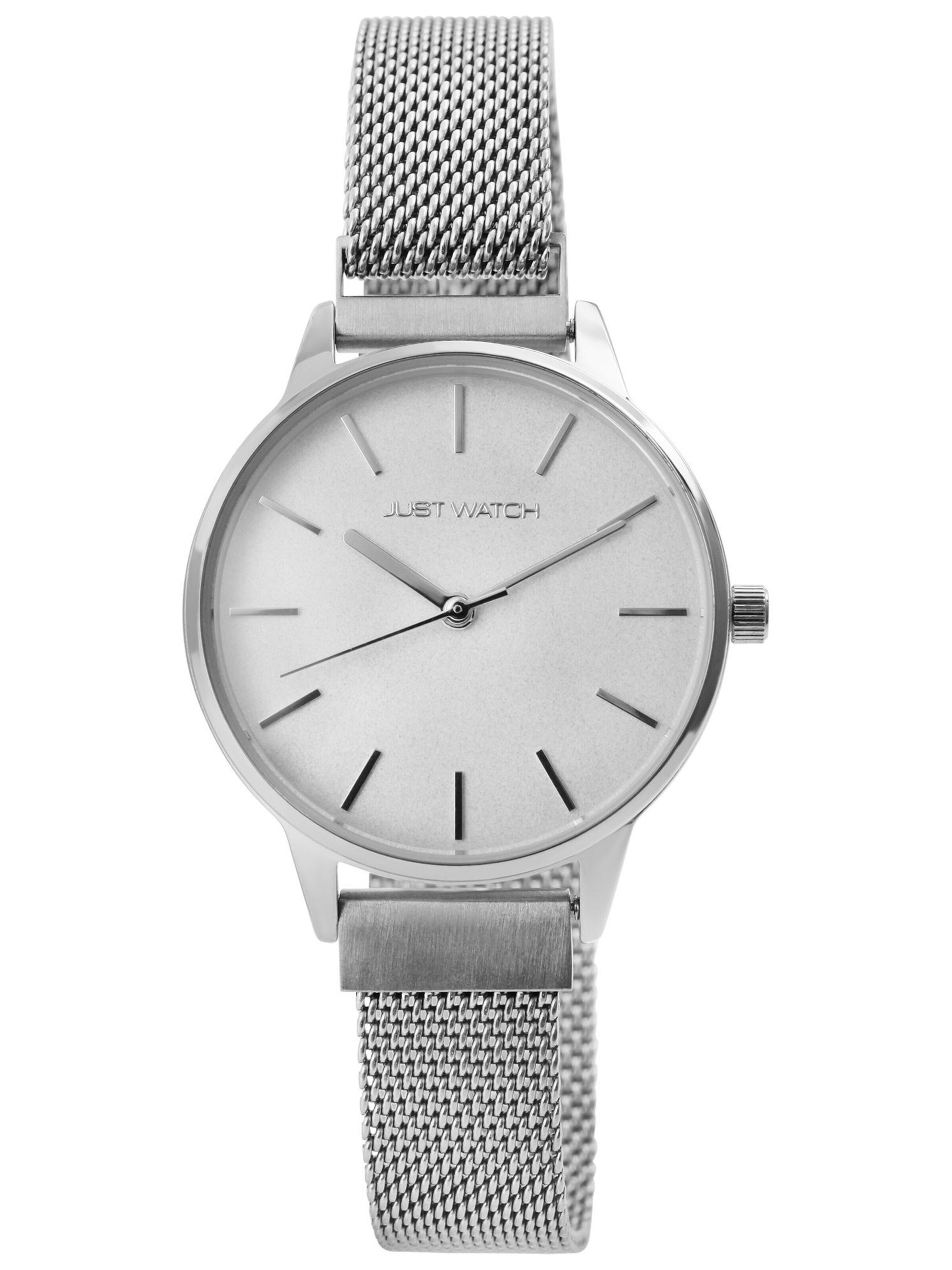 Just Watch Analog Watch 'Malva, 3 ATM' in Silver