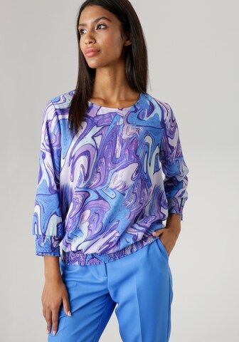 Aniston SELECTED Bluse in Blau