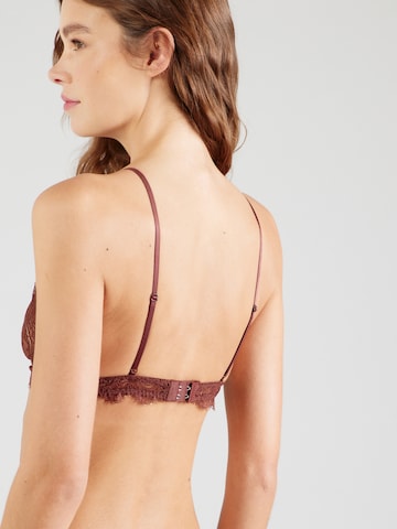 Samsøe Samsøe Triangle Bra 'Sanjo' in Brown