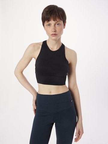 super.natural Bralette Sports Bra in Black: front