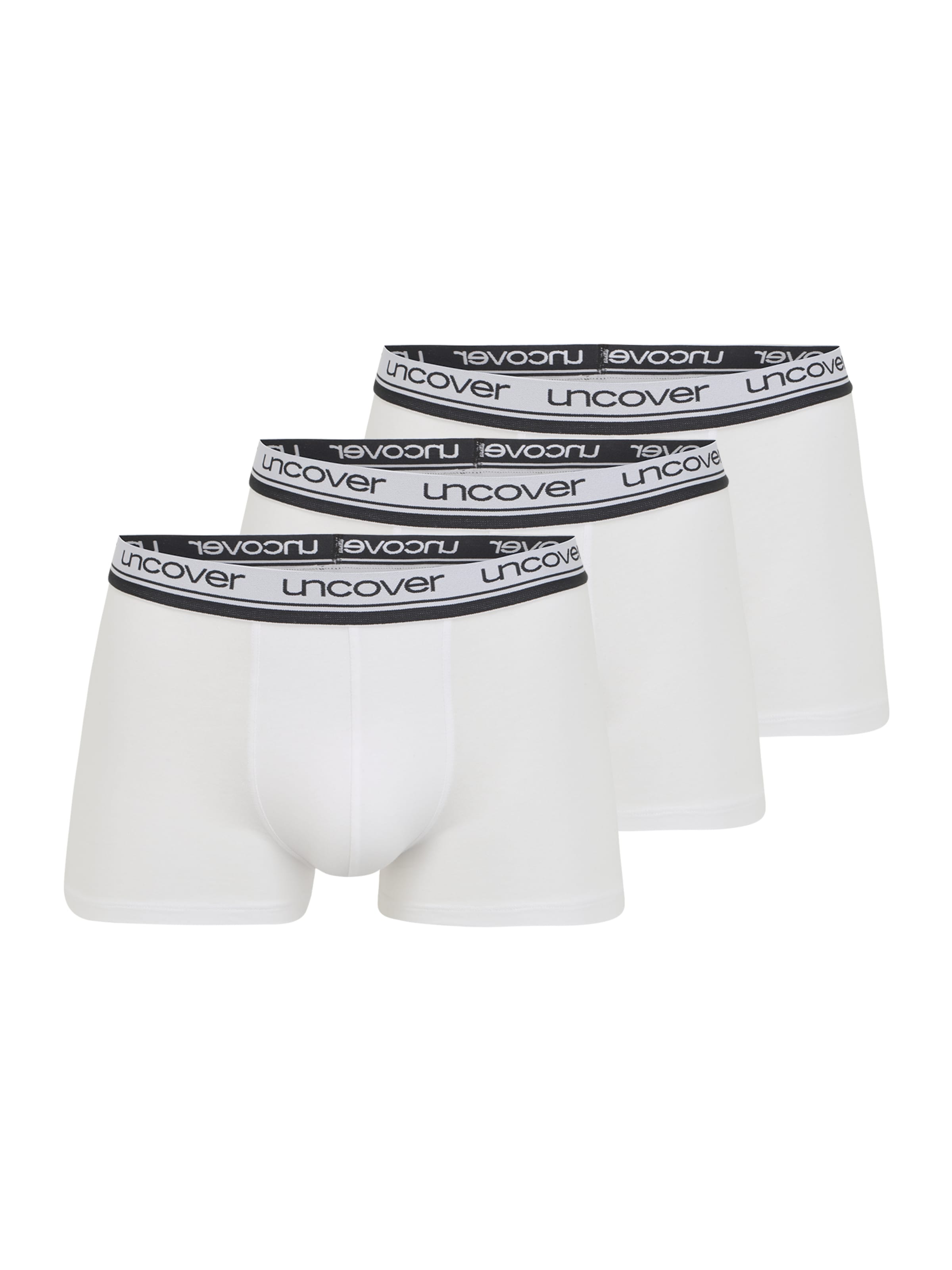 uncover by SCHIESSER Boxershorts in Weiß: Vorderseite