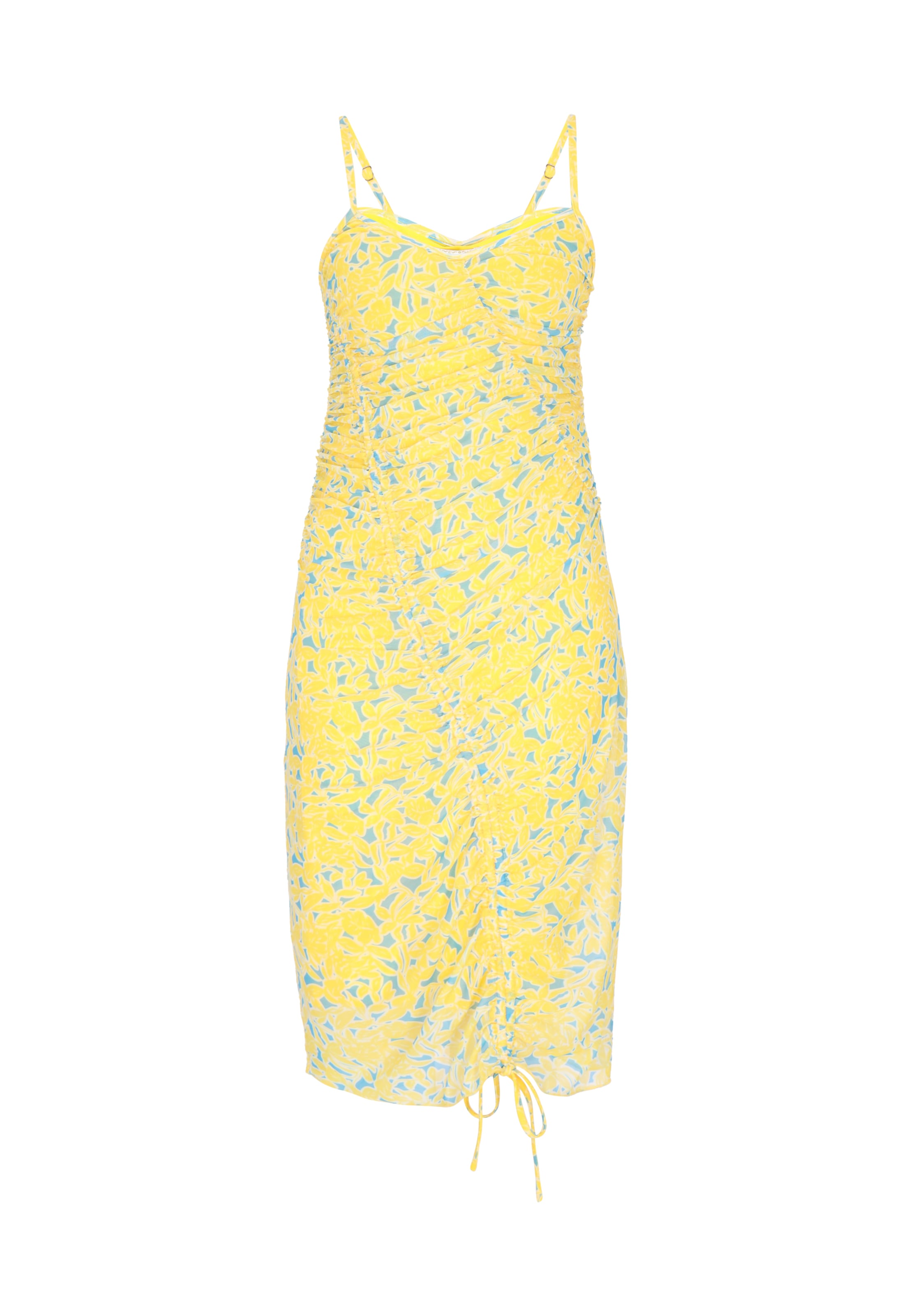Robe IZIA en jaune : devant