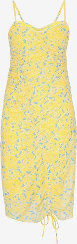 Robe IZIA en jaune : devant