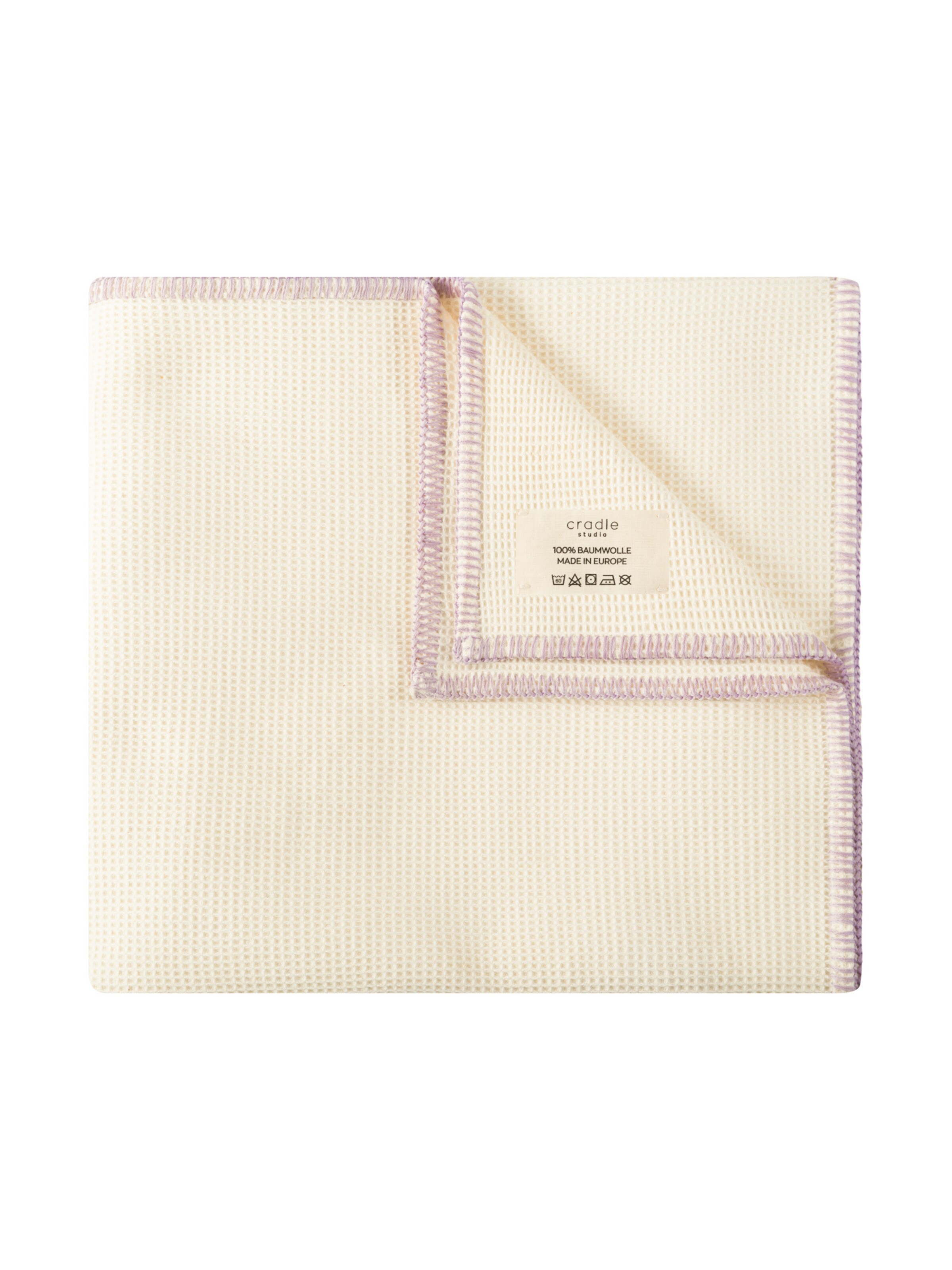 Cradle Studio Tæpper &#x27;Sunday Brunch Piqué&#x27; i gul: forside