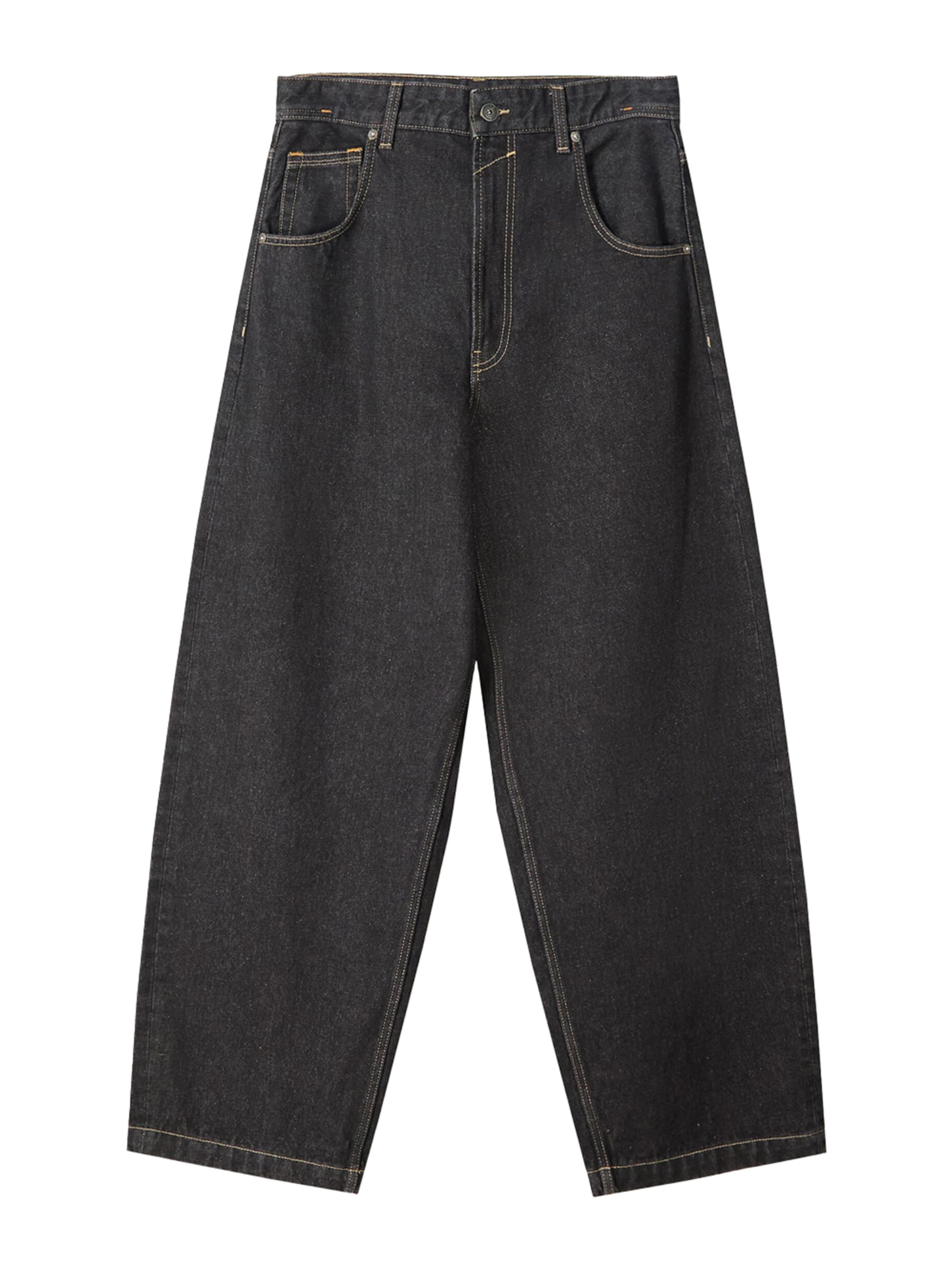 Bershka Džíny – šedá: přední strana