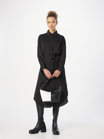 24COLOURS Shirt Dress in Black