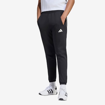 ADIDAS SPORTSWEARTapered Sportske hlače 'Stadium' - crna boja: prednji dio