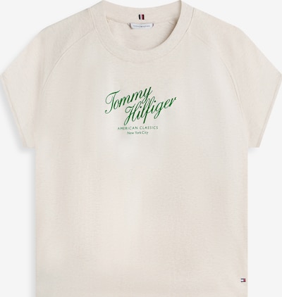 TOMMY HILFIGER Paita värissä vaaleabeige / ruohonvihreä, Tuotenäkymä