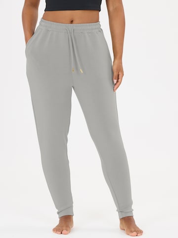 Athlecia Tapered Sportnadrágok 'Jacey V2' - szürke: elől