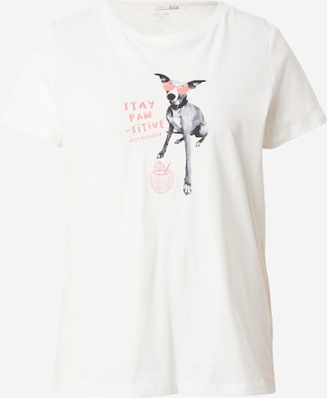 T-shirt 'ADORI' Ragwear en blanc : devant