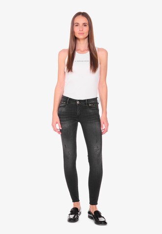 Le Temps Des Cerises Regular Jeans 'PULPC' in Black