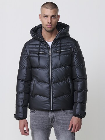 KOROSHI Téli dzseki - fekete: elől