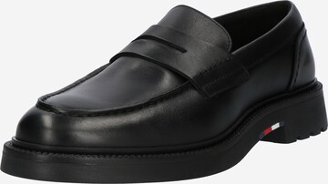 TOMMY HILFIGERSlip On cipele - crna boja: prednji dio