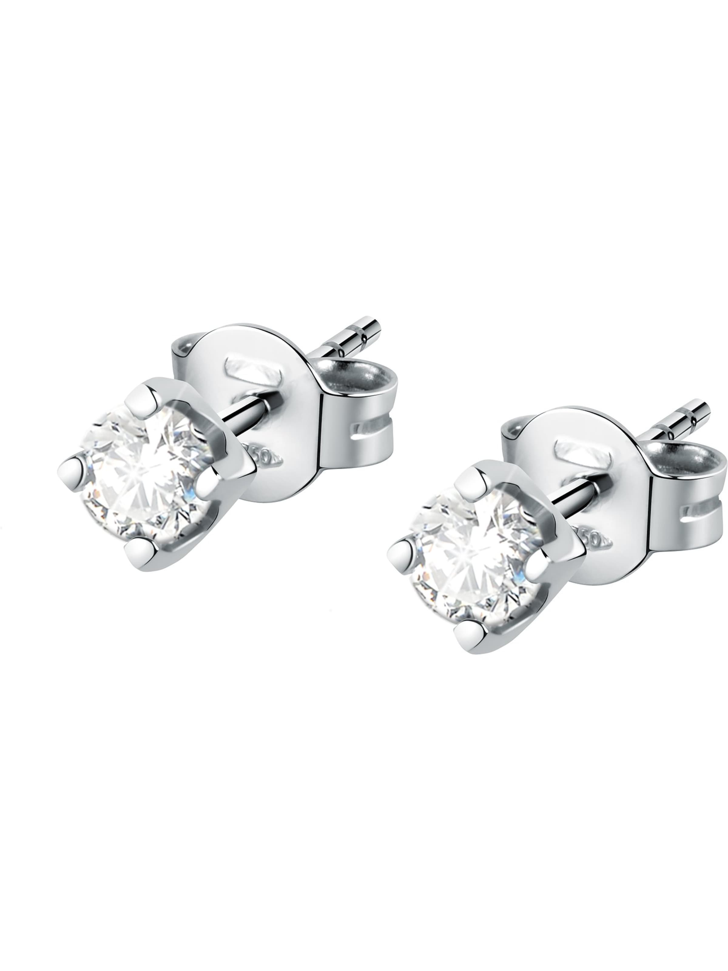 CHRIST Ohrringe in Silber: Vorderseite