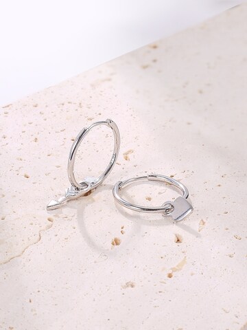 Hey Happiness Ohrringe 'Heart and Arrow' in Silber