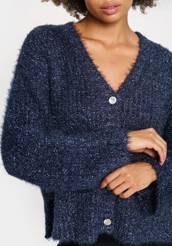 SAINT TROPEZ Knit Cardigan in Blue