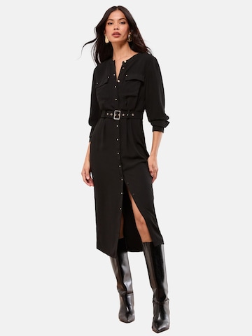 Lipsy Dolga srajca | črna barva: sprednja stran