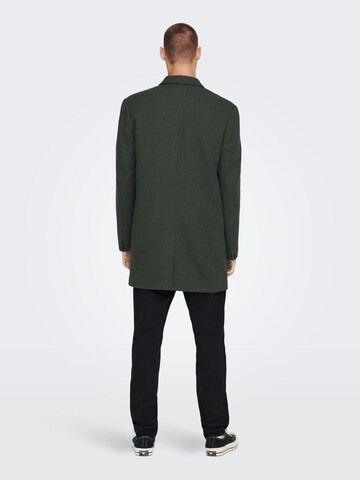 Manteau mi-saison Only & Sons en vert